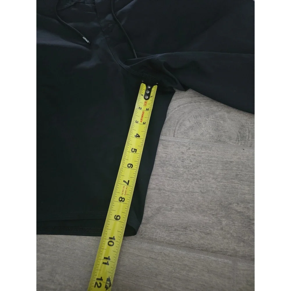 Oakley Mens Black Board Shorts Regular Fit Size 31 Cargo Pocket Surf Swim Trunks